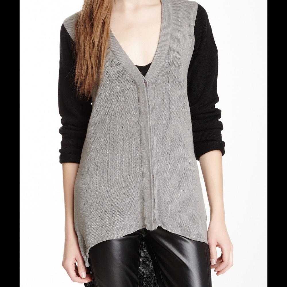 House of Harlow colorblock cardigan 7XS